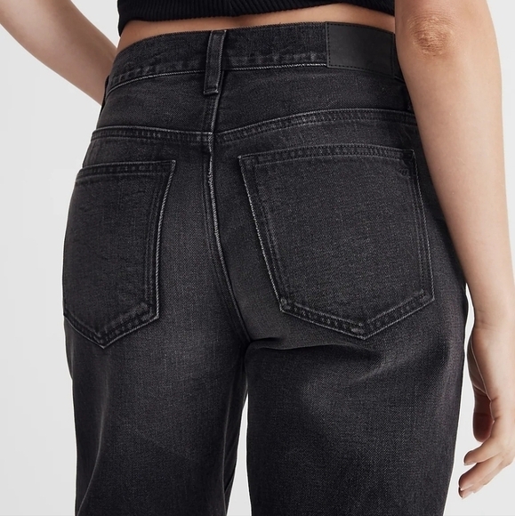 Madewell Tall Low-Slung Straight Jeans in Kent Wash size 28 TALL NWT NM768 - Picture 5 of 14